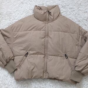 SHEIN Beige Puffer Jacket